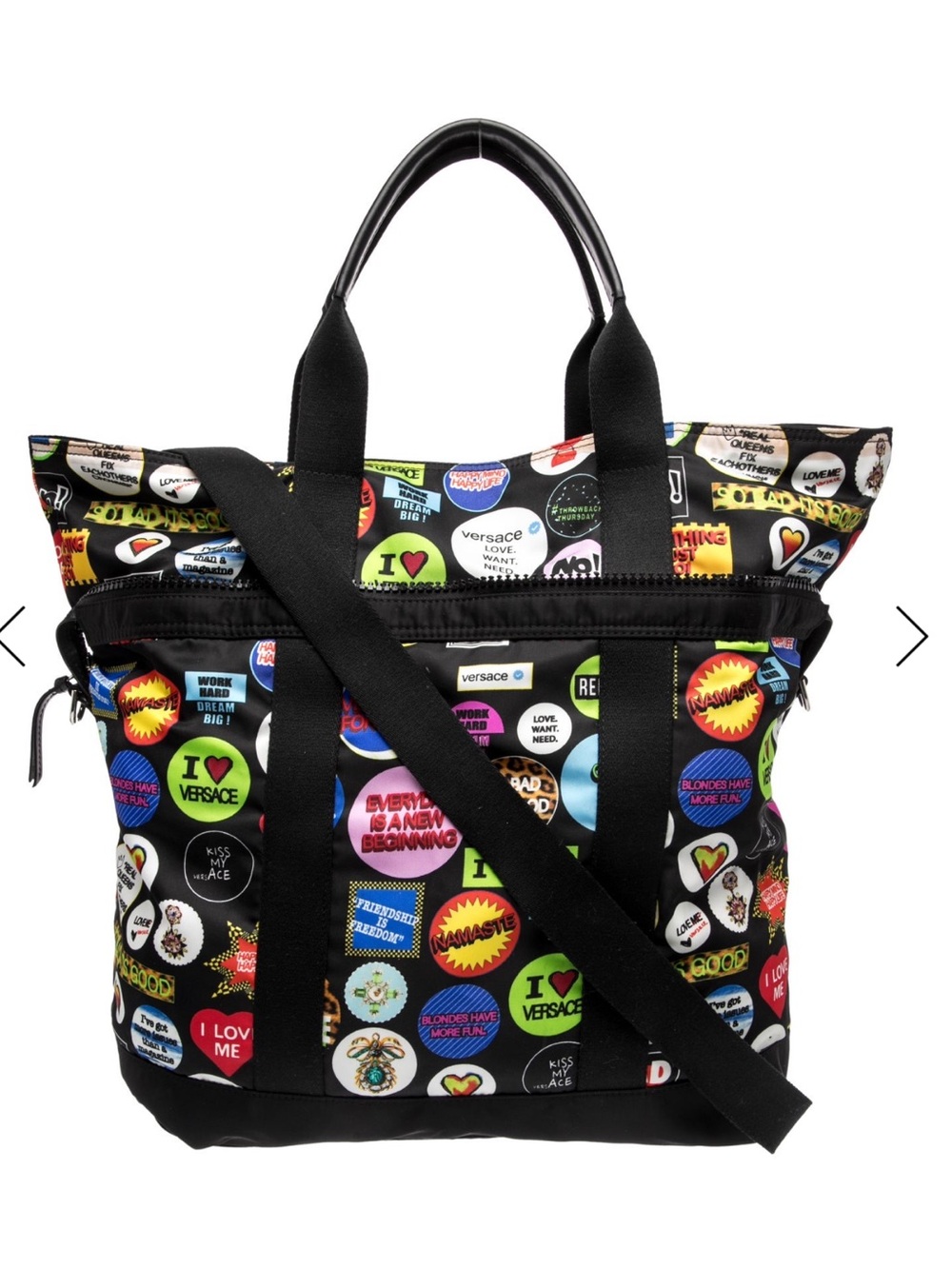 Versace Button Weekender Tote - Picture 4 of 4